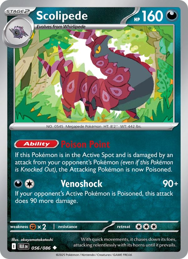 Scolipede - Black Bolt 056/86