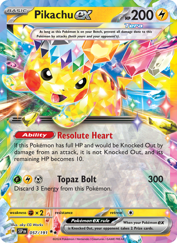 Pikachu ex - Surging Sparks 057/191