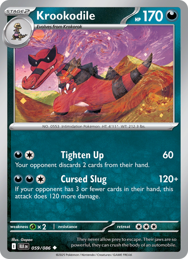 Krookodile - Black Bolt 059/86