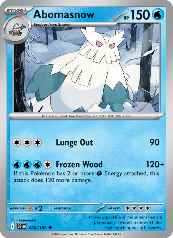 Abomasnow - Destined Rivals 060/182