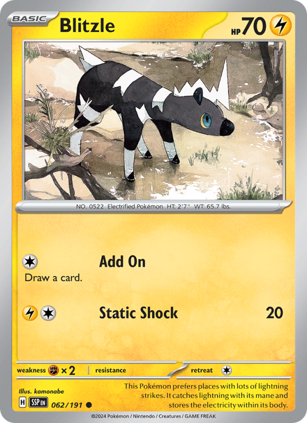 Blitzle - Surging Sparks 062/191