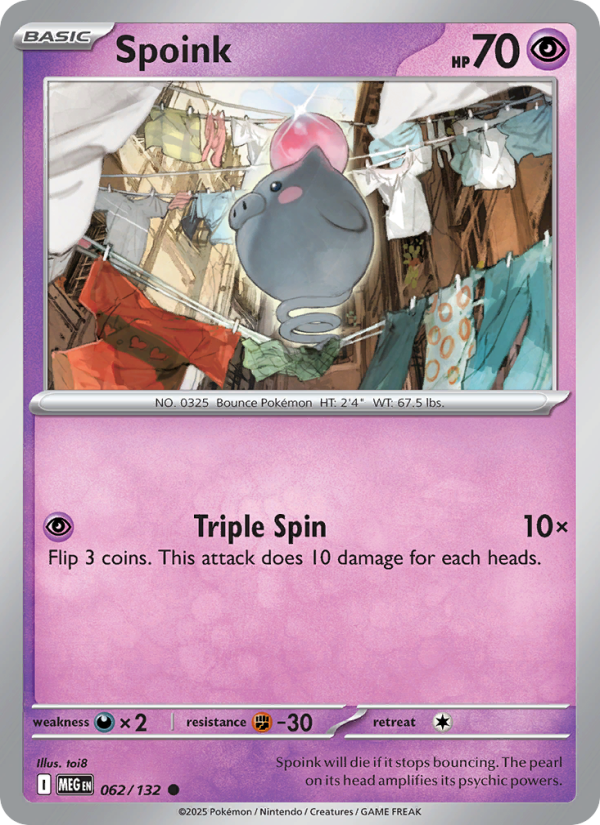 Spoink - Mega Evolution 062/132