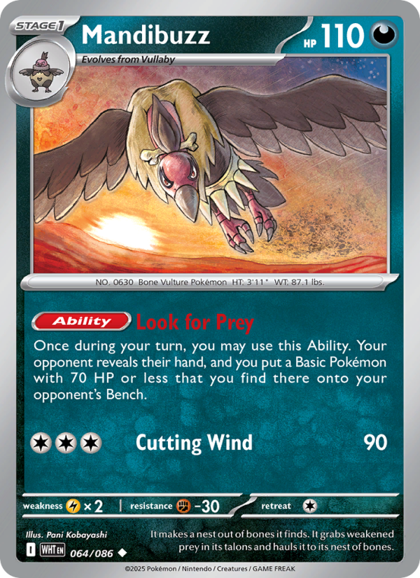 Mandibuzz - White Flare 064/86
