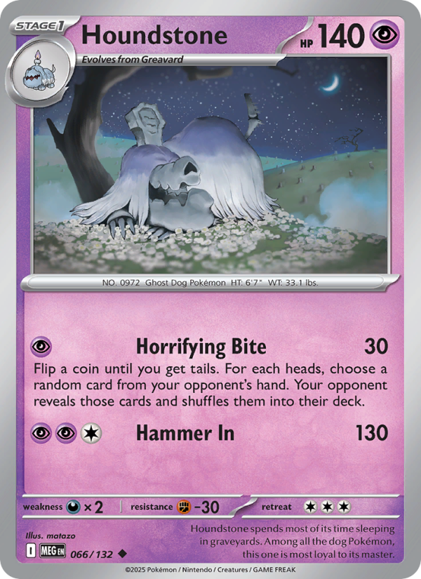 Houndstone - Mega Evolution 066/132