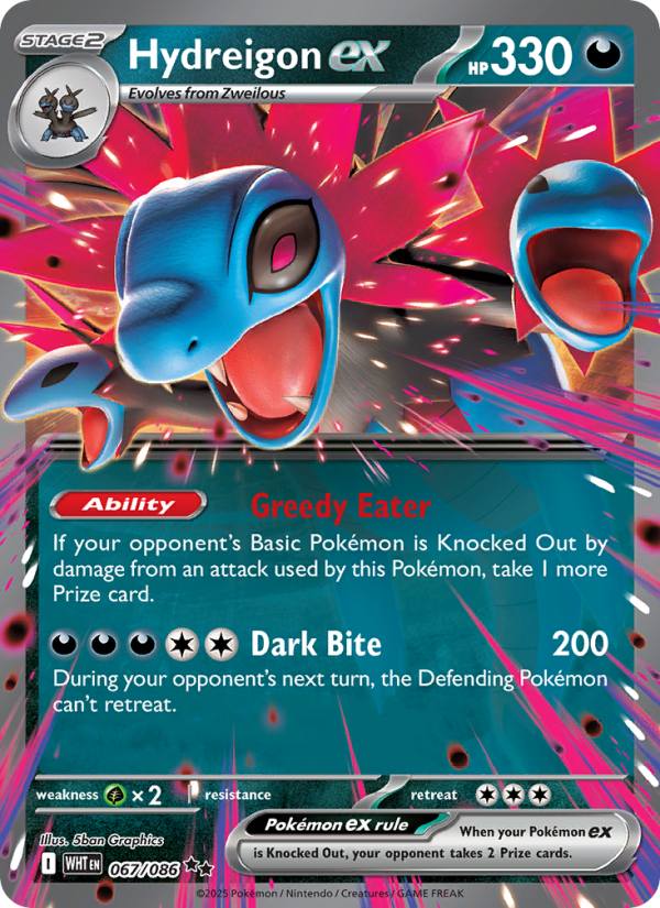 Hydreigon ex - White Flare 067/86