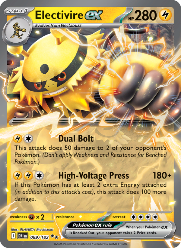 Electivire ex - Destined Rivals 069/182