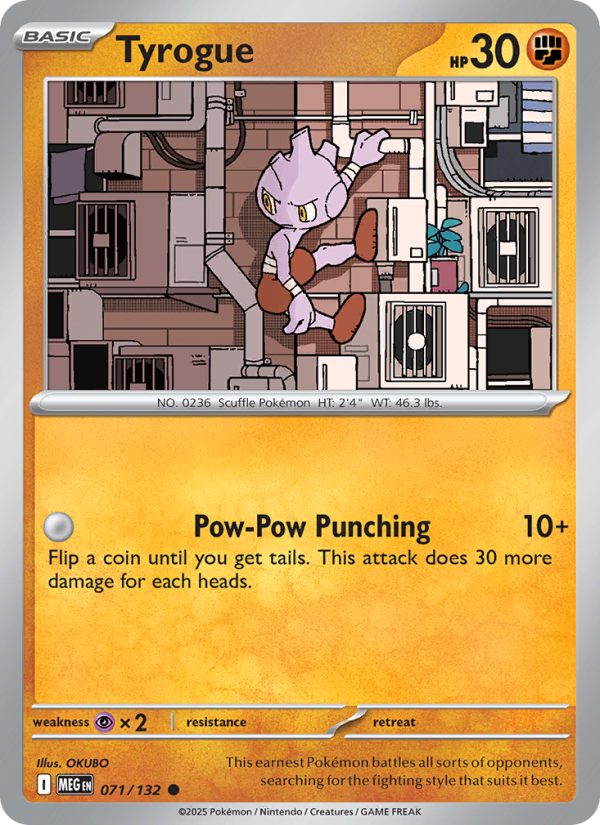 Tyrogue - Mega Evolution 071/132