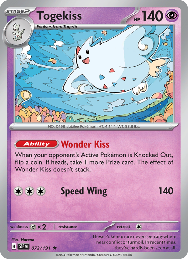Togekiss - Surging Sparks 072/191