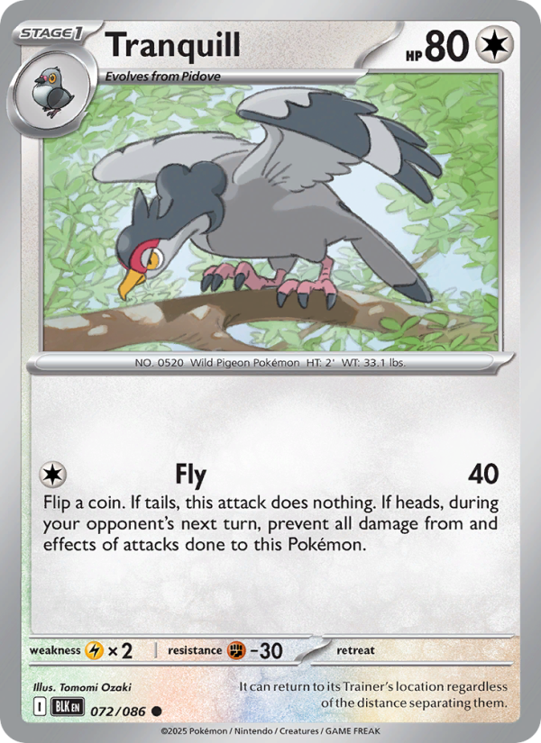 Tranquill - Black Bolt 072/86
