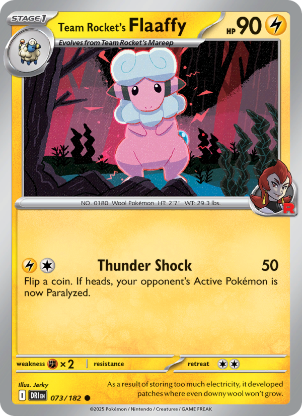 Team Rocket's Flaaffy - Destined Rivals 073/182