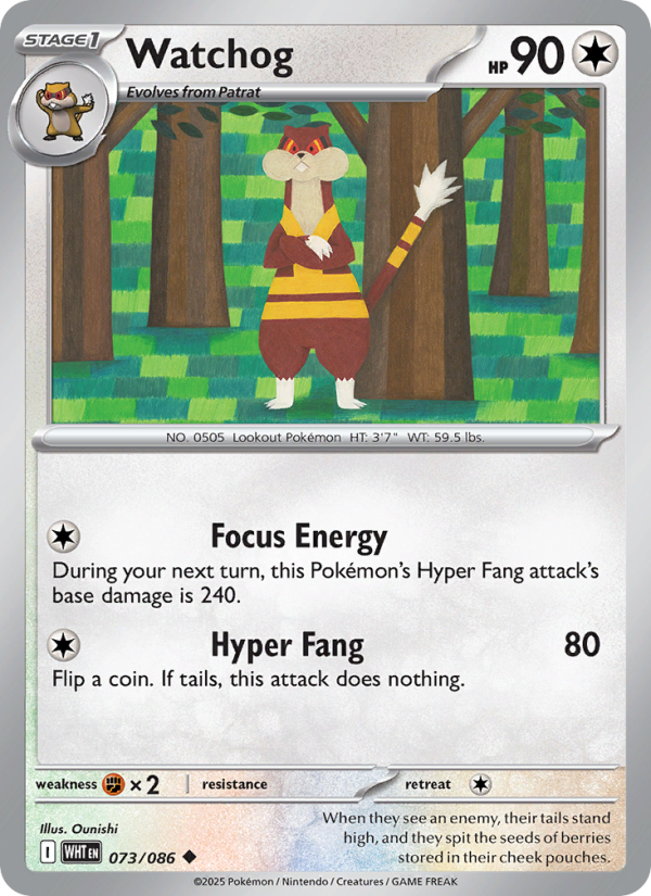 Watchog - White Flare 073/86