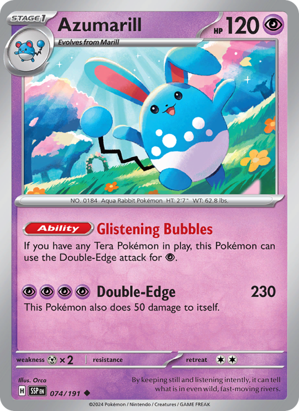 Azumarill - Surging Sparks 074/191