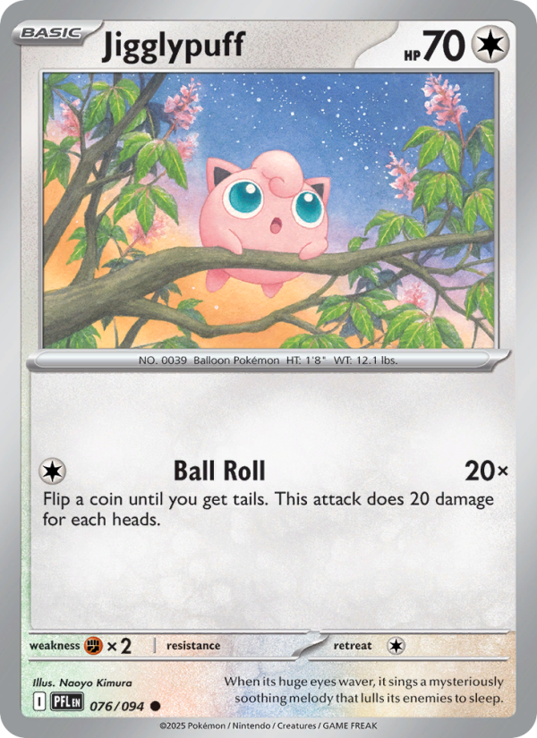 Jigglypuff - Phantasmal Flames 076/94