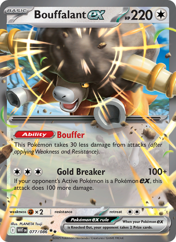 Bouffalant ex - White Flare 077/86