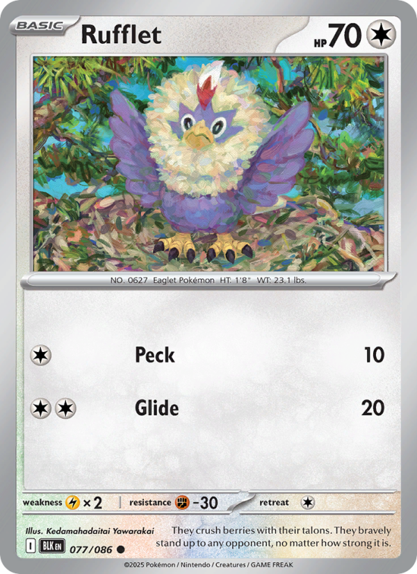 Rufflet - Black Bolt 077/86