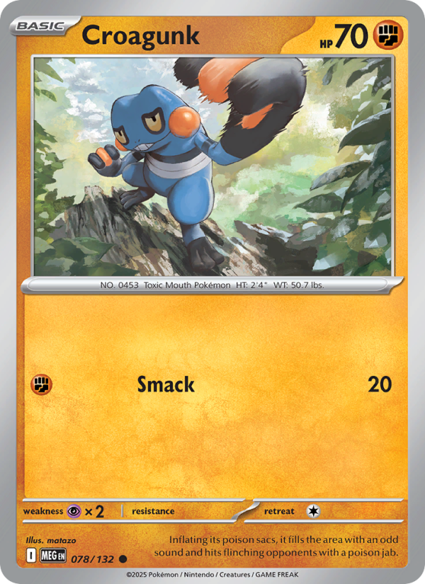 Croagunk - Mega Evolution 078/132