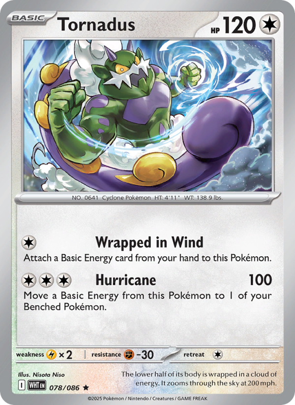 Tornadus - White Flare 078/86