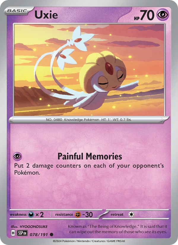 Uxie - Surging Sparks 078/191