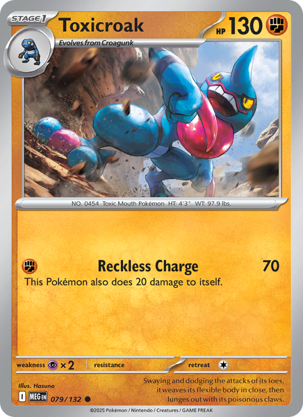 Toxicroak - Mega Evolution 079/132