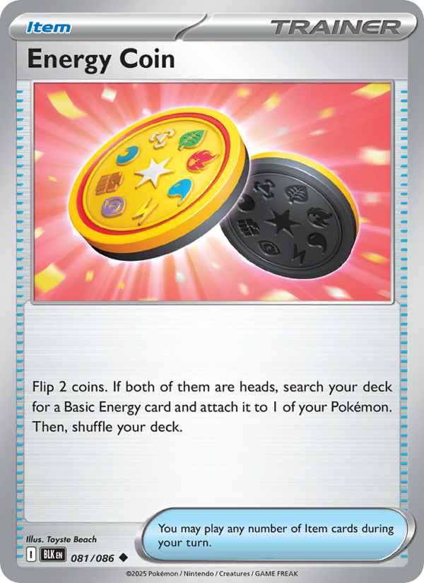 Energy Coin - Black Bolt 081/86
