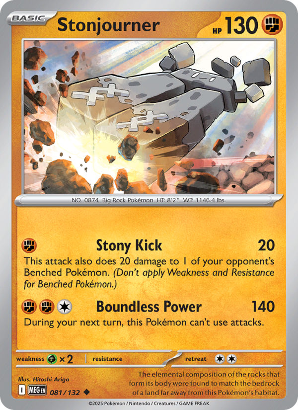 Stonjourner - Mega Evolution 081/132