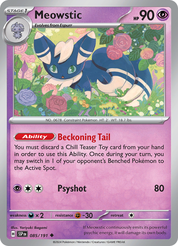 Meowstic - Surging Sparks 085/191