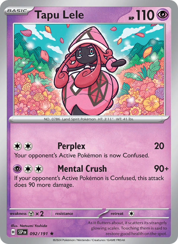 Tapu Lele - Surging Sparks 092/191