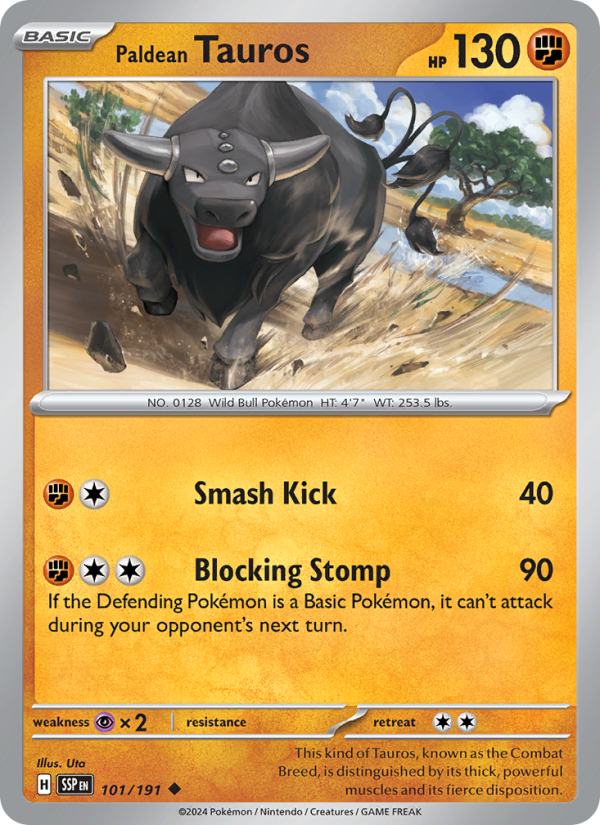 Paldean Tauros - Surging Sparks 101/191