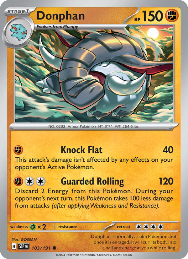 Donphan - Surging Sparks 103/191