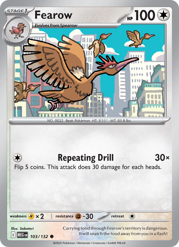 Fearow - Mega Evolution 103/132