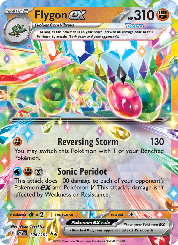 Flygon ex - Surging Sparks 106/191