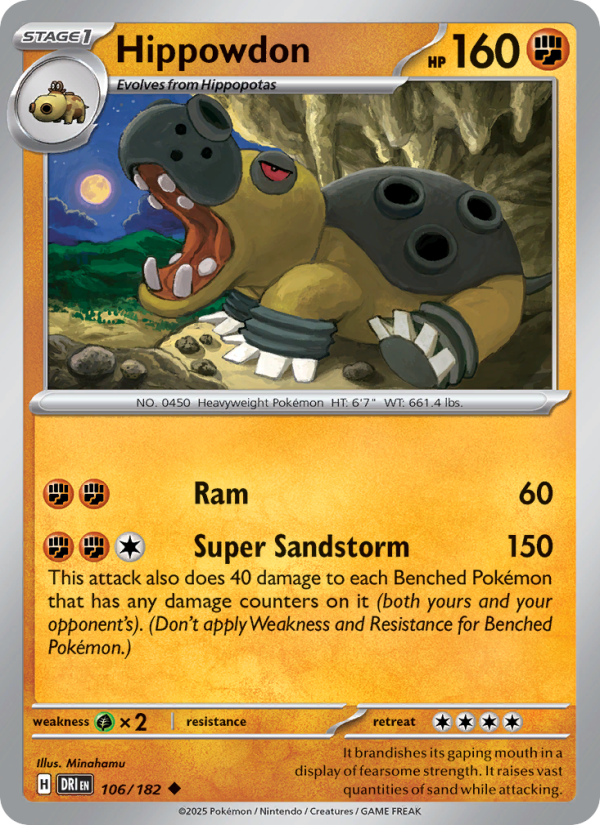 Hippowdon - Destined Rivals 106/182