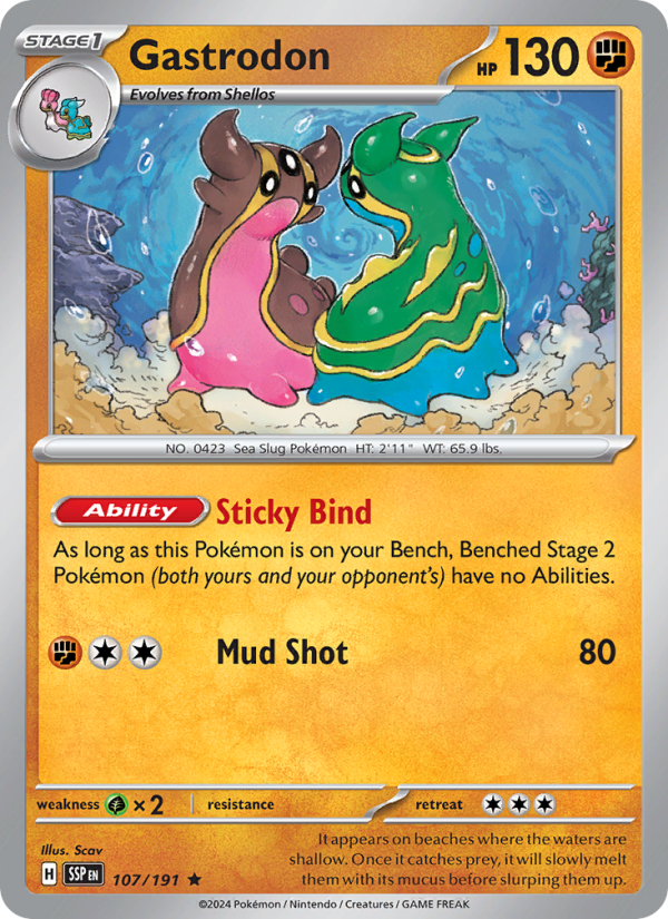 Gastrodon - Surging Sparks 107/191