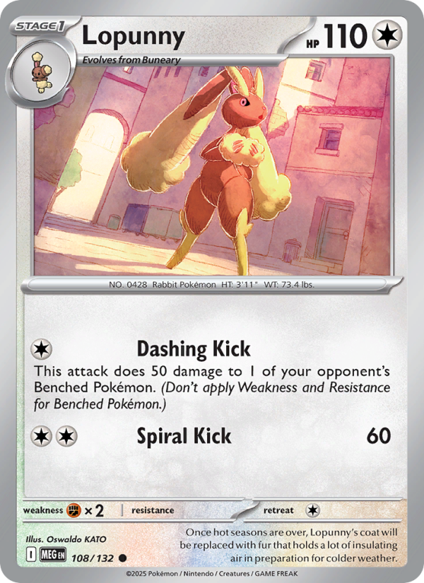 Lopunny - Mega Evolution 108/132