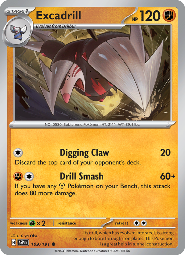Excadrill - Surging Sparks 109/191