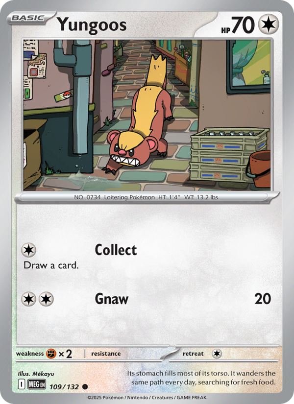 Yungoos - Mega Evolution 109/132