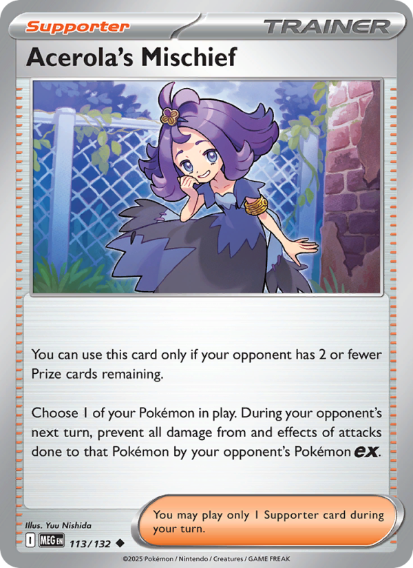 Acerola's Mischief - Mega Evolution 113/132