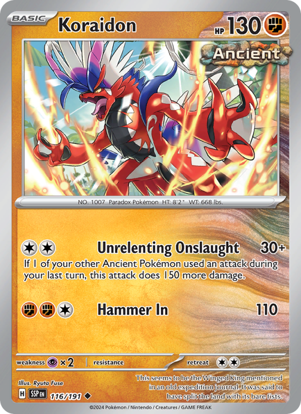 Koraidon - Surging Sparks 116/191