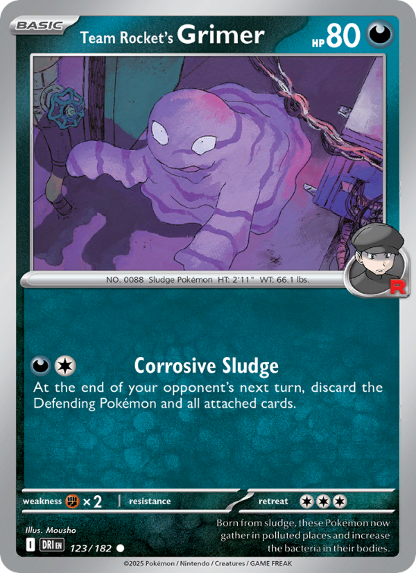Team Rocket's Grimer - Destined Rivals 123/182