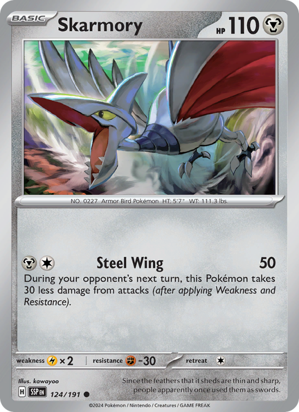 Skarmory - Surging Sparks 124/191