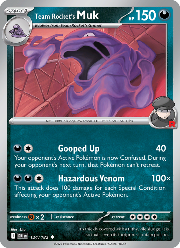 Team Rocket's Muk - Destined Rivals 124/182