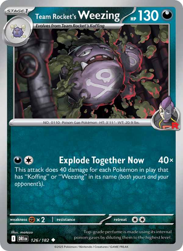 Team Rocket's Weezing - Destined Rivals 126/182