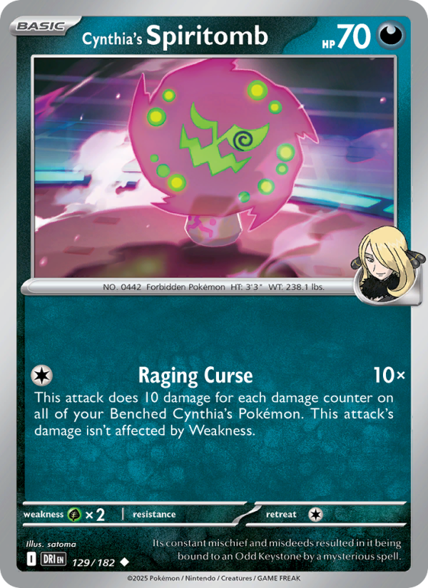 Cynthia's Spiritomb - Destined Rivals 129/182