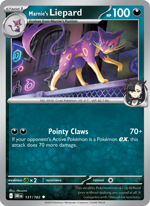 Marnie's Liepard - Destined Rivals 131/182