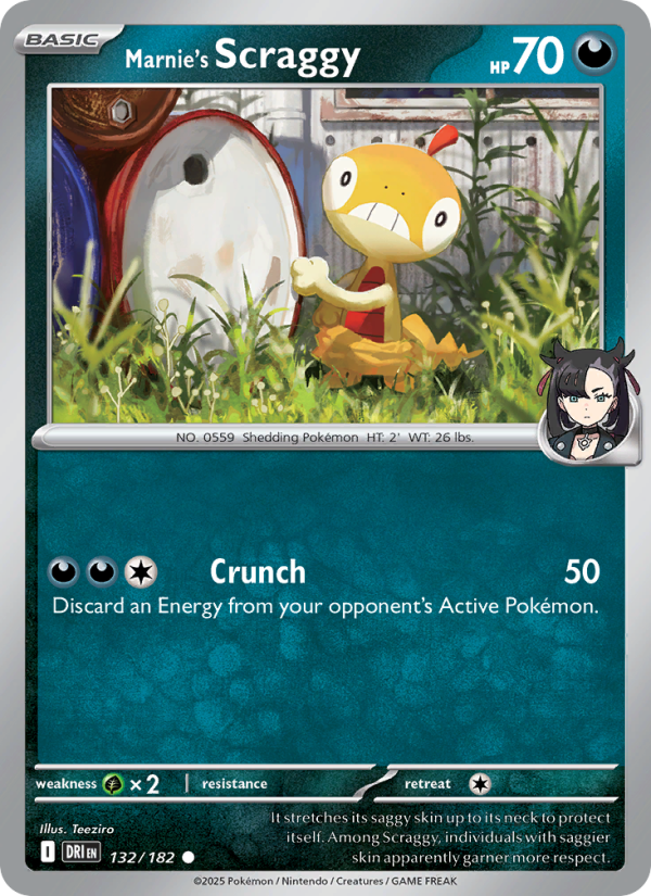 Marnie's Scraggy - Destined Rivals 132/182
