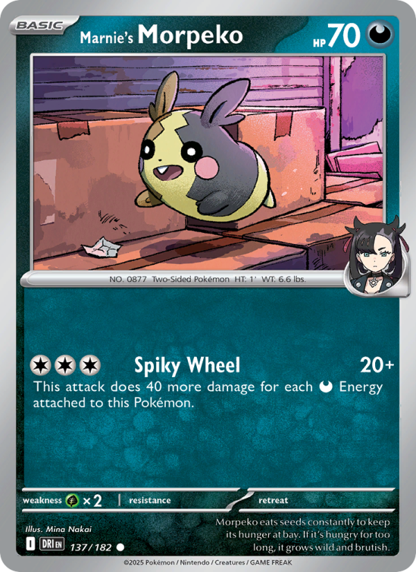 Marnie's Morpeko - Destined Rivals 137/182