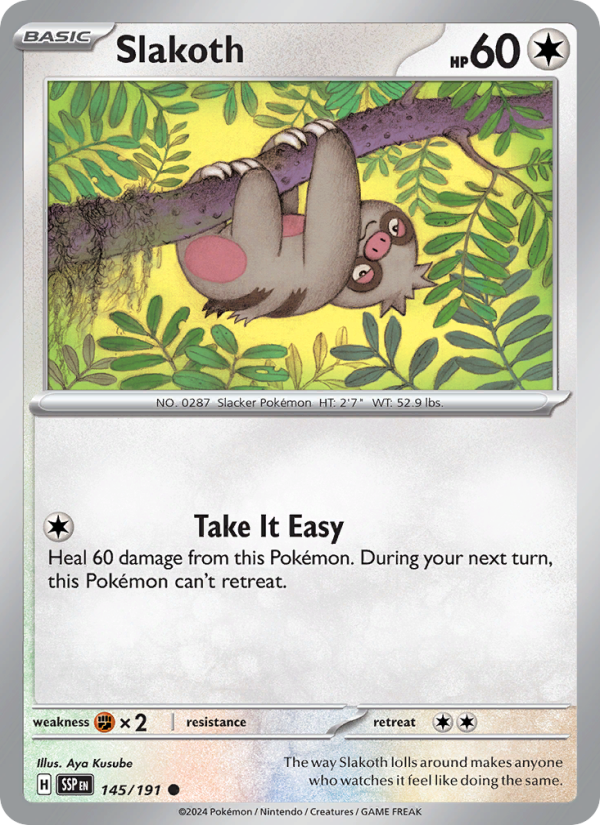 Slakoth - Surging Sparks 145/191