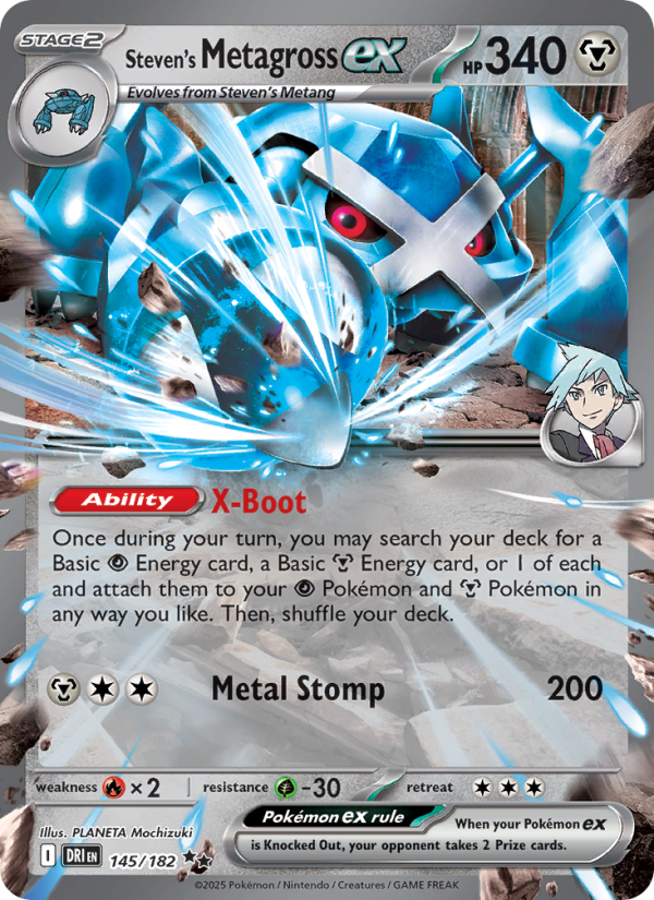 Steven's Metagross ex - Destined Rivals 145/182
