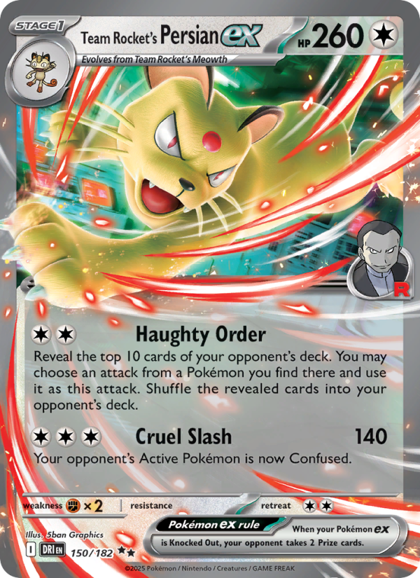 Team Rocket's Persian ex - Destined Rivals 150/182