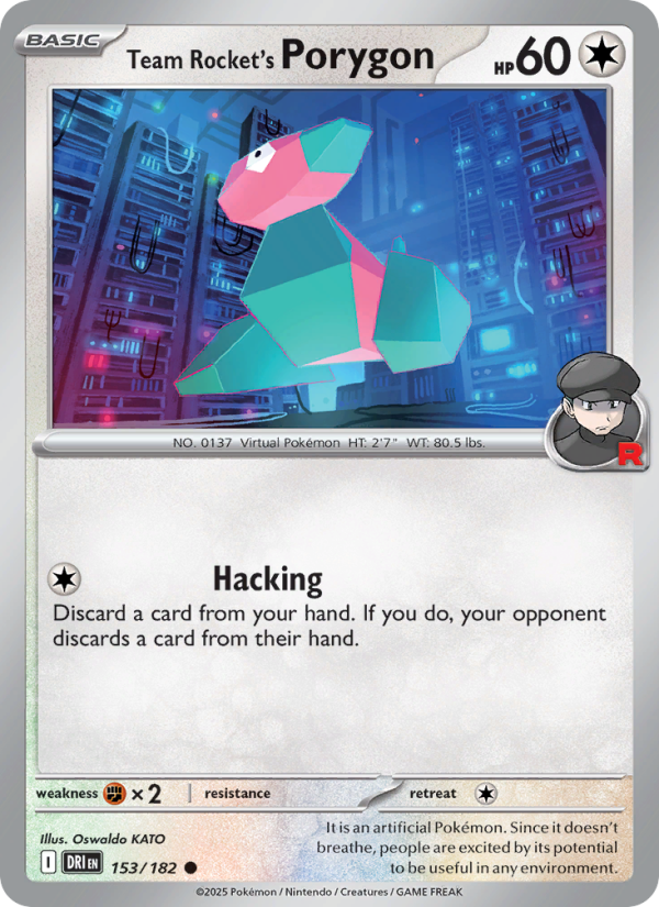 Team Rocket's Porygon - Destined Rivals 153/182